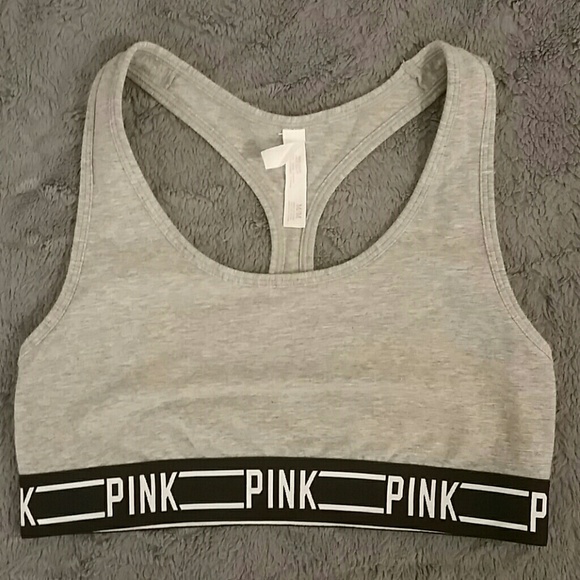 Pink Victoria's Secret Tops - NWOT PINK sports bra sz M